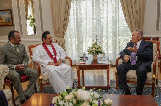 [:en]With Kazakhstan President[:ru]С Президентом Казахстана[:SI]කසකස්තානය ජනාධිපති හමුව[:]