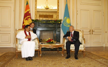 [:en]Bilateral meeting with Kazakhstan[:ru]Встреча с Президентом[:SI]ද්විපාර්ශ්වික සාකච්ඡා[:]